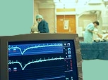 Monitor mit Herzfrequenz (Bild: APA)